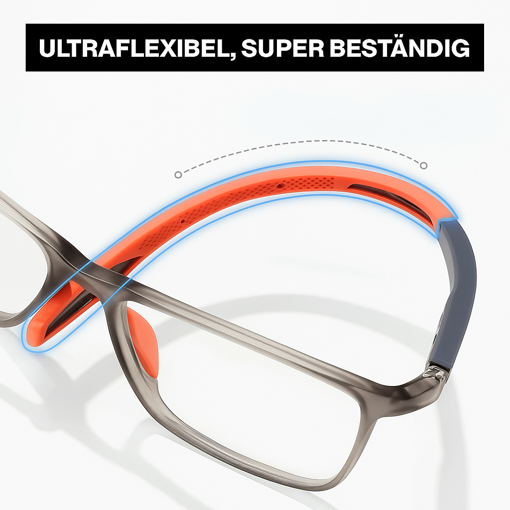GEWINNSPIEL-KAUF!! Ultra Focus Lesebrille mit verstellbarer Stärke | Flexibler Unisex-Rahmen