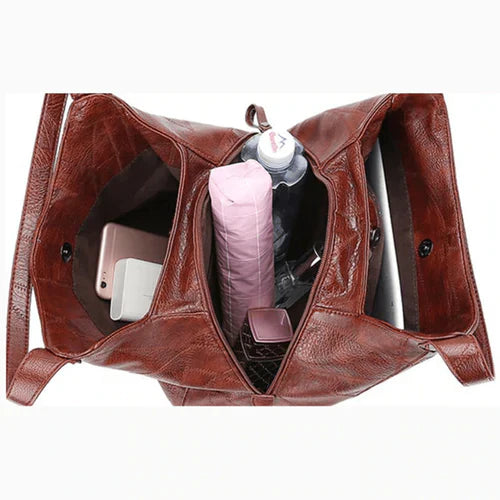 Bolsa Feminina Moderna de Couro