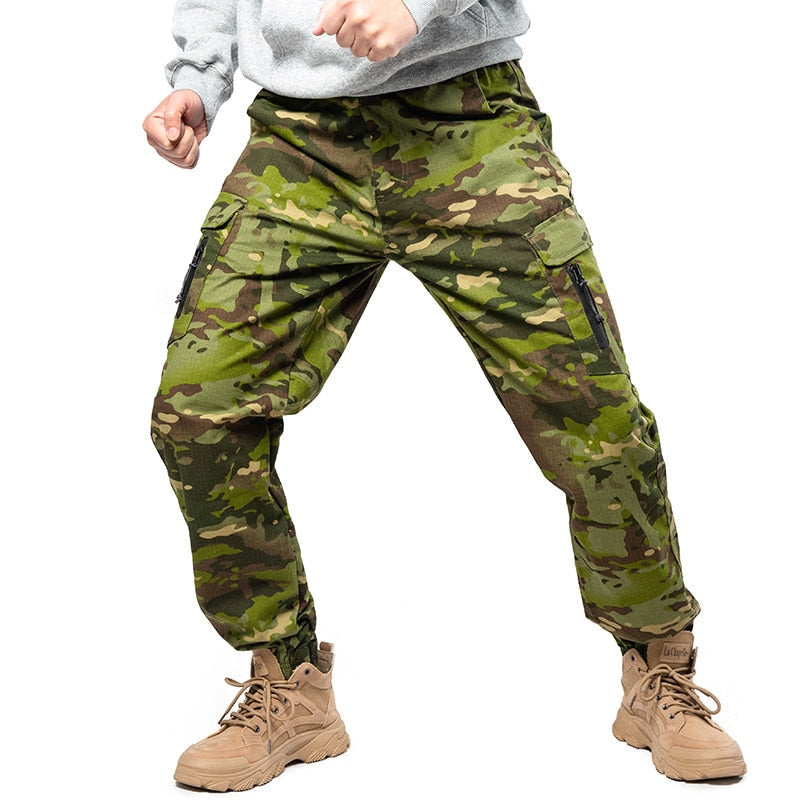 Calça Tática Militar Camuflada - Impermeável