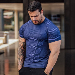 Camisa de Alta Compressão Masculina - Secagem Ultra Rápida