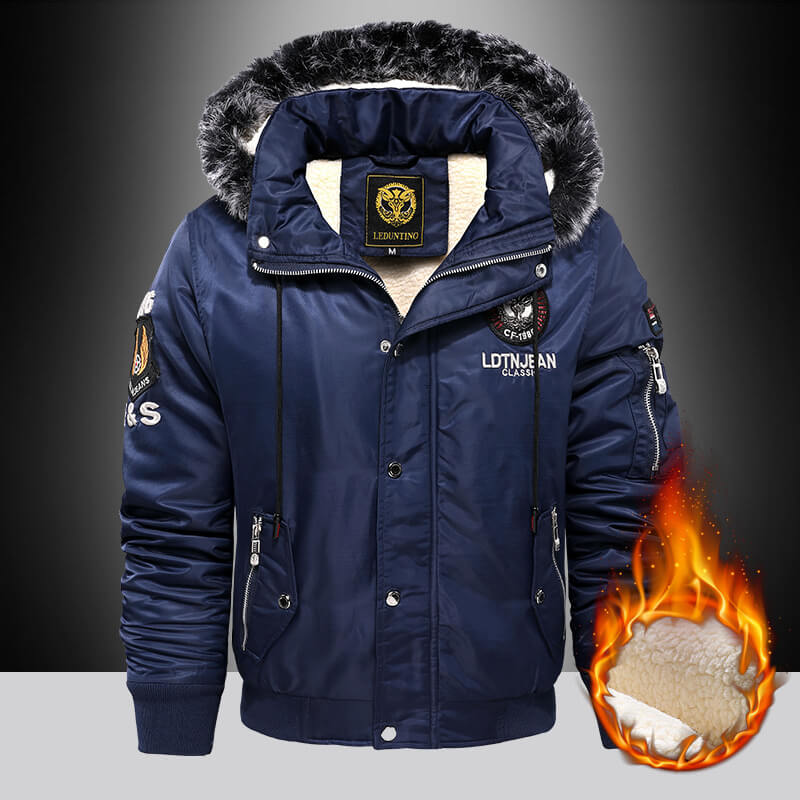 Jaqueta Down Parka Aveludada Masculina - Modelo 2023