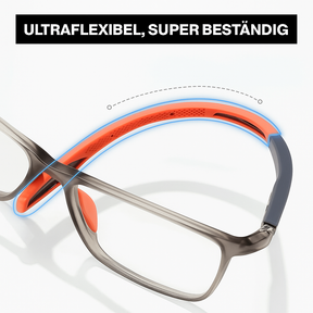 GEWINNSPIEL-KAUF!! Ultra Focus Lesebrille mit verstellbarer Stärke | Flexibler Unisex-Rahmen